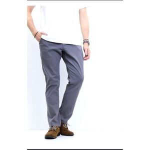 Edwin Mens Gray Causal Otis Chino Khakis Size 30 New